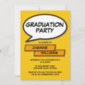 Graduation Party Fun Modern Class of 2022 Einladung (Vorderseite)