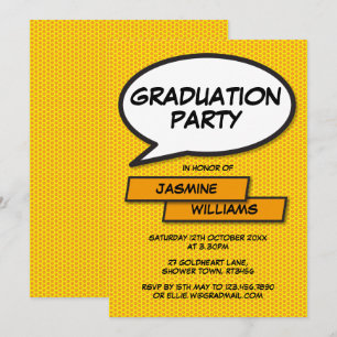 Graduation Party Fun Modern Class of 2022 Einladung