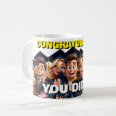 GRADUATION PARTY GIFT Geschenk für sie Kaffeetasse (Vorderseite Links)