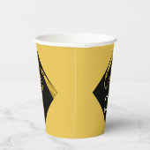 Graduation Party Gold Glückwunschs Paper Cups Pappbecher (Rechts)