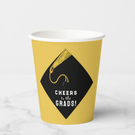 Graduation Party Gold Glückwunschs Paper Cups Pappbecher
