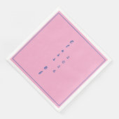 Graduation Party Graduate Class Of 2026 Pink Serviette (Ecke)