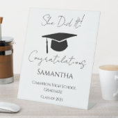 Graduation Party Gratulation 2023 Sockelschild (In Situ)