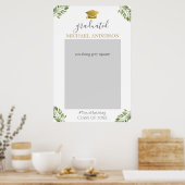 Graduation Party Greenerity Foto Stand Frame Poster (Küche)
