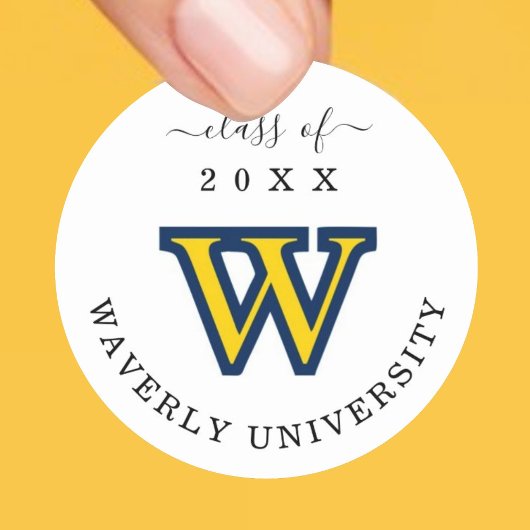 Graduation Party Günter Grad Party 2025 Dekoration Runder Aufkleber