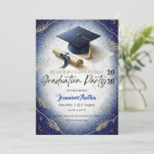 Graduation Party Invitation Einladung (Stehend Vorderseite)