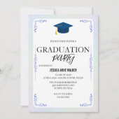 Graduation Party Invitation Elegant Gold Editable Einladung (Vorderseite)
