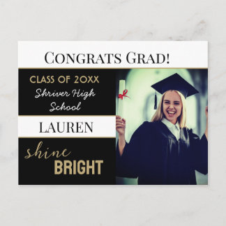 Graduation Party Invitation Post Card Postkarte