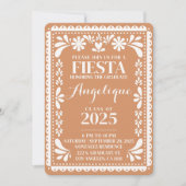 Graduation Party Papel Picado Mexican Fiesta 2025 Einladung (Vorderseite)