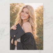 Graduation Party Photo  Einladung (Rückseite)