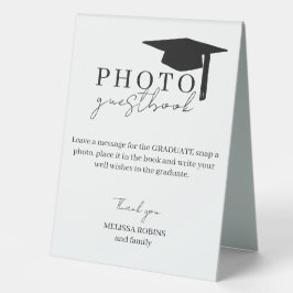 Graduation Party Photo Guestbook Tischaufsteller