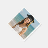 Graduation party photo script  serviette (Ecke)