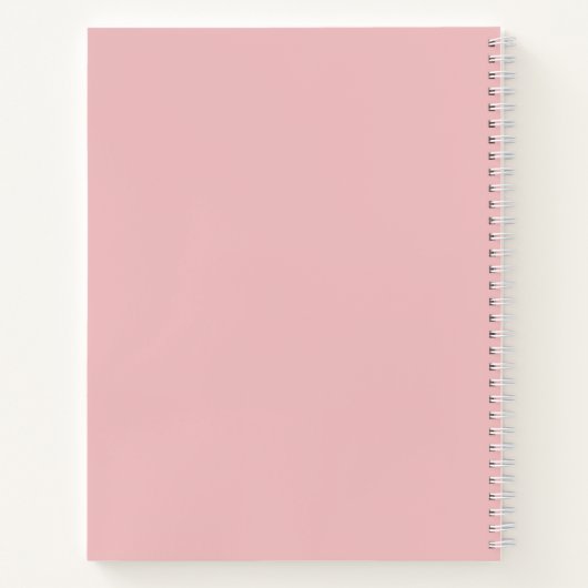 Graduation Party Pink Guest Advice Book Modern Notizblock (Rückseite)