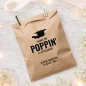 Graduation Party Popcorn Cookie Class of 2024 Geschenktütchen (Ausgeschnitten)