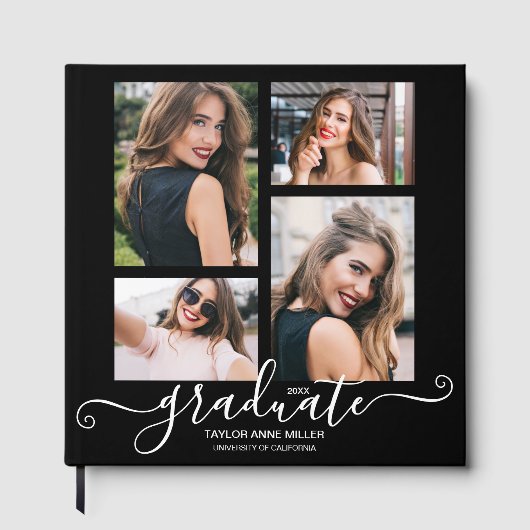 Graduation Party Scrap and Guest Book Gästebuch (Vorderseite)