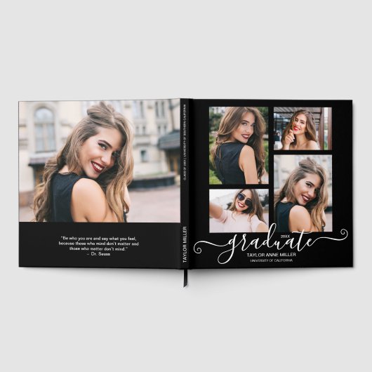 Graduation Party Scrap and Guest Book Gästebuch (Voll)