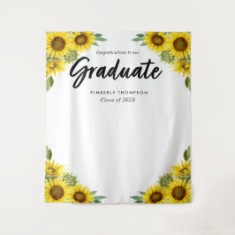 Graduation Party Script Celebration Sonnenblume Wandteppich