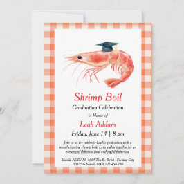 Graduation Party Shrimp Boil Invitation Einladung