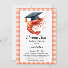 Graduation Party Shrimp Boil Invitation Einladung