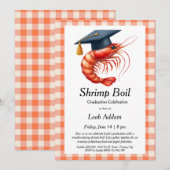 Graduation Party Shrimp Boil Invitation Einladung (Vorne/Hinten)