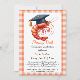 Graduation Party Shrimp Boil Invitation Einladung