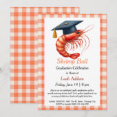 Graduation Party Shrimp Boil Invitation Einladung (Vorne/Hinten)