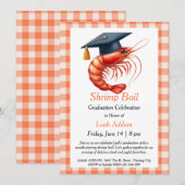 Graduation Party Shrimp Boil Invitation Einladung (Vorne/Hinten)