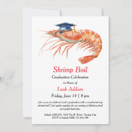 Graduation Party Shrimp Boil Invitation Einladung