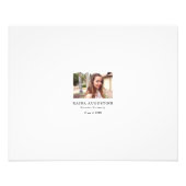 Graduation Party Signing Guest Book Alternative Fotodruck (Vorne)