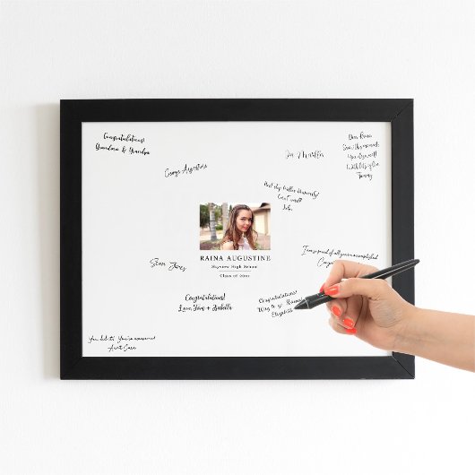 Graduation Party Signing Guest Book Alternative Fotodruck