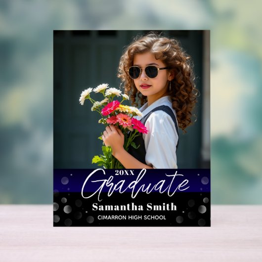 Graduation Party Welcome Table Acrylic Sign Acrylschild (Neutral)