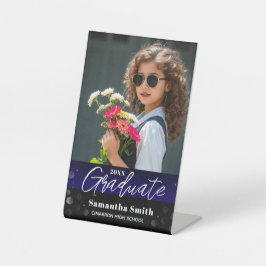 Graduation Party Welcome Table Acrylic Sign Sockelschild