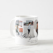 Graduation Photo Collage Graduate Gift Keepsake Kaffeetasse (Vorderseite Links)