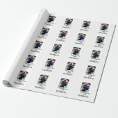 Graduation photo name year class university simple geschenkpapier (Ungerollt)