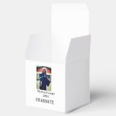 Graduation photo name year class university simple geschenkschachtel (Geöffnet)