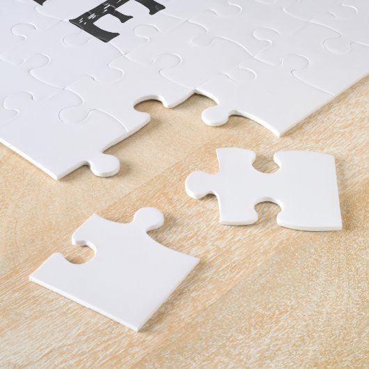 Graduation photo name year class university simple puzzle (Seite)