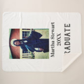 Graduation photo name year class university simple sherpadecke (Vorderseite (Horizontal))