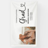 Graduation Photo Script with Heart Banner (Vertikal)