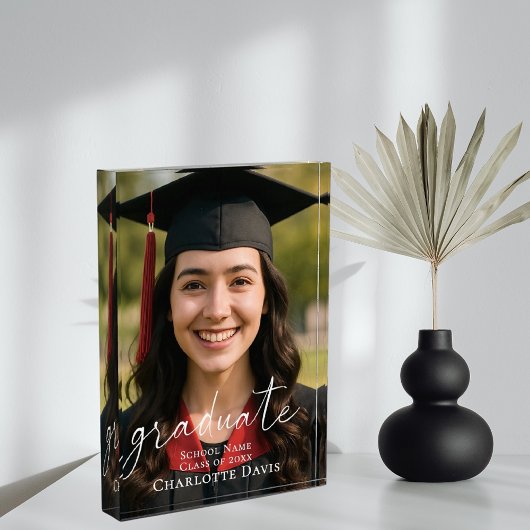 Graduation Photo Sign Celebrate the Graduate Fotoblock