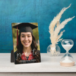 Graduation Photo Sign Celebrate the Graduate Fotoplatte