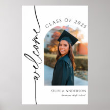 Graduation Photo Welcome Sign 
