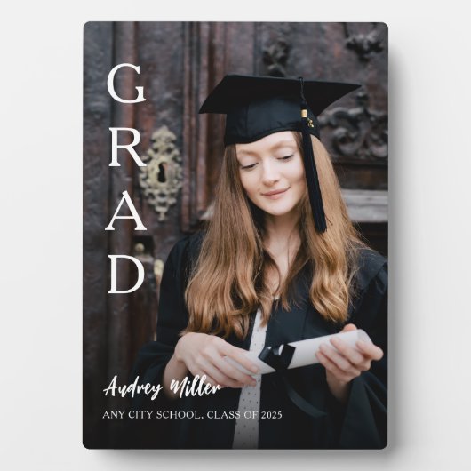 Graduation Plaque with Photo Fotoplatte (Vorderseite)