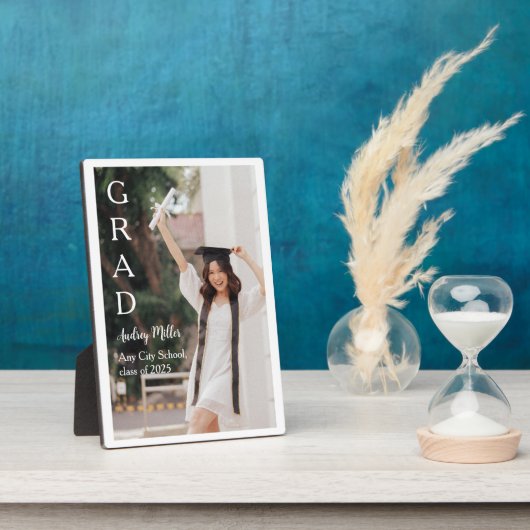 Graduation Plaque with Photo Fotoplatte (Seite)