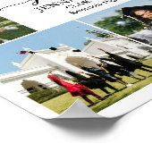 Graduation Portrait Custom Senior Photo Collage Poster (Ecke)