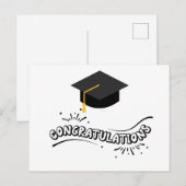 Graduation Postkarte (Vorne/Hinten)