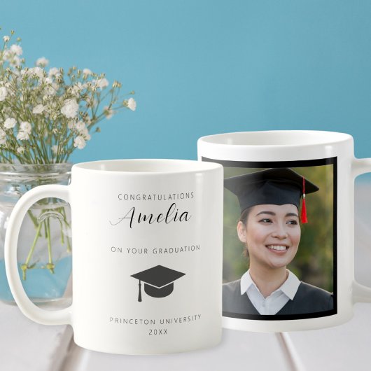 Graduation Present Congratulations Photo Kaffeetasse