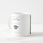 Graduation Present Congratulations Photo Kaffeetasse (Vorderseite Links)