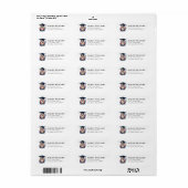 Graduation Return Address Labels (Vorne)