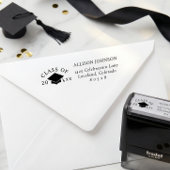 Graduation Return Address Permastempel