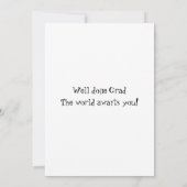 Graduation Scroll and Ribbon You Did It (Rückseite)